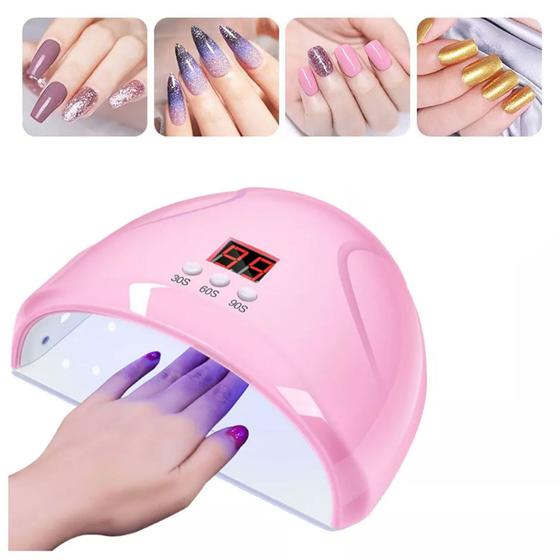 Imagem de Cabine Manicure Para Unha De Gel Postiça Led Acrigel Neon