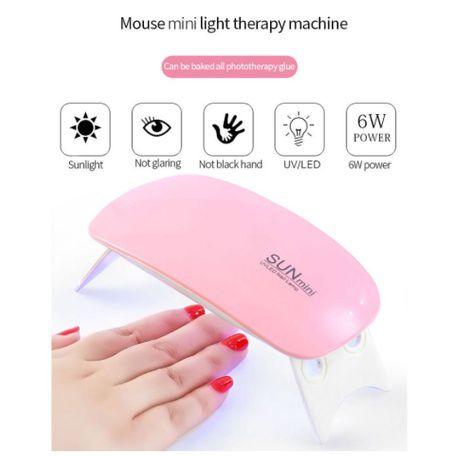 Imagem de *Cabine Mini Secador De Unhas Esmalte Gel com Luz Led Portátil Dobrável Forninho Estufa 6w Bivolt Usb Aparelho Manicure Pedicure