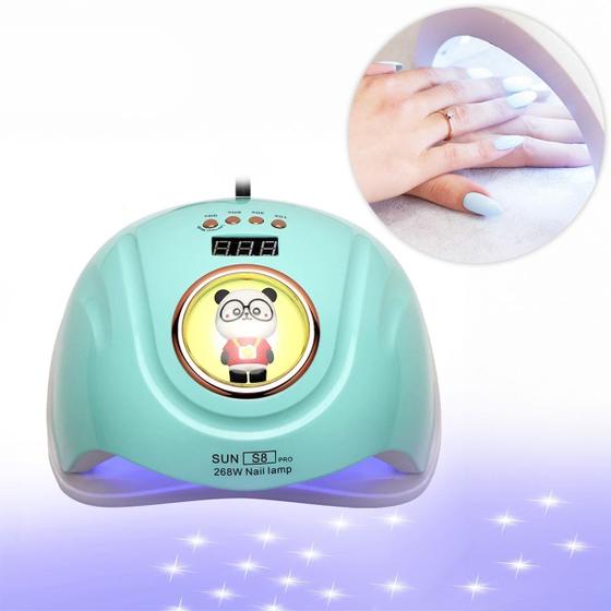 Imagem de Cabine Secador UV De Led Em Gel Profissional Para Fazer Secar Unhas Esmaltação Esmalte 268W