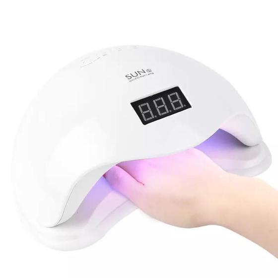 Imagem de Cabine Secar Unha Gel Esmalte Sun 5 24leds 48w Eficiente