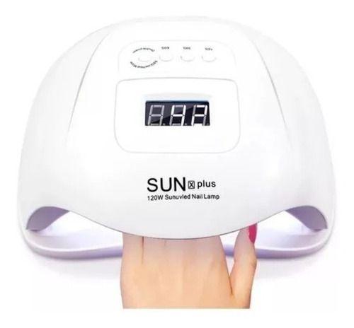 Imagem de Cabine Sun X Plus Led Uv 120w Hibrida Acrigel Unha Gel