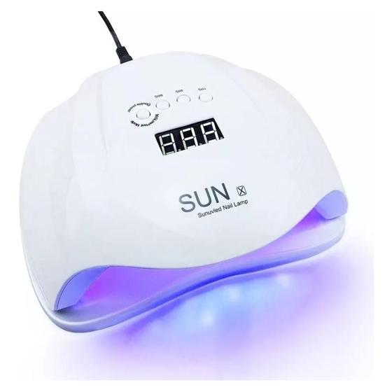 Imagem de Cabine Uv Led 54W 36 Leds Sun X Unhas Gel Profissional Forte