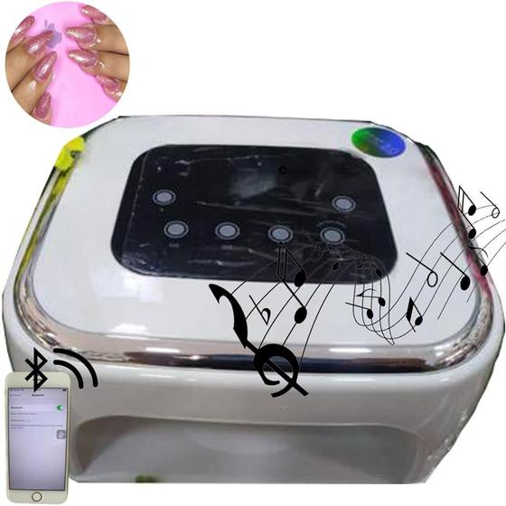 Imagem de Cabine Uv Led Unha Gel Profissional Original Bluetooth Gbm