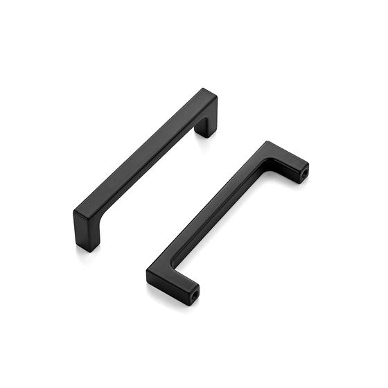 Imagem de Cabinet Pulls Ravinte Matte Black, pacote com 30 orifícios centrais de 9,5 cm