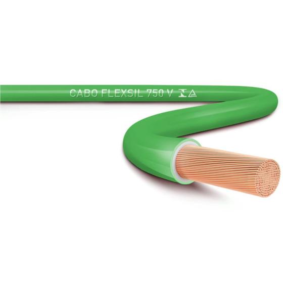 Imagem de Cabinho flex 2.5mm verde rl100mt sil