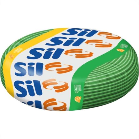 Imagem de Cabinho Flexivel Sil 4,0Mm Verde Com 25M