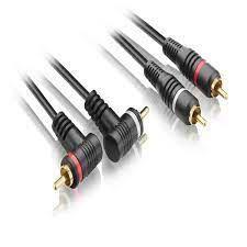 Imagem de Cabo 2+2 RCA 5m Em L- Multilaser Au501