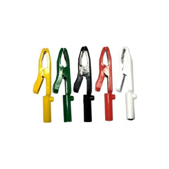 Imagem de Cabo 5 Eletrodos Ecg Com Conector Pequeno