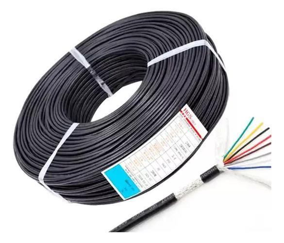 Imagem de Cabo 8 Vias 24 AWG 100 Metros + Malha - Kit para Encoder