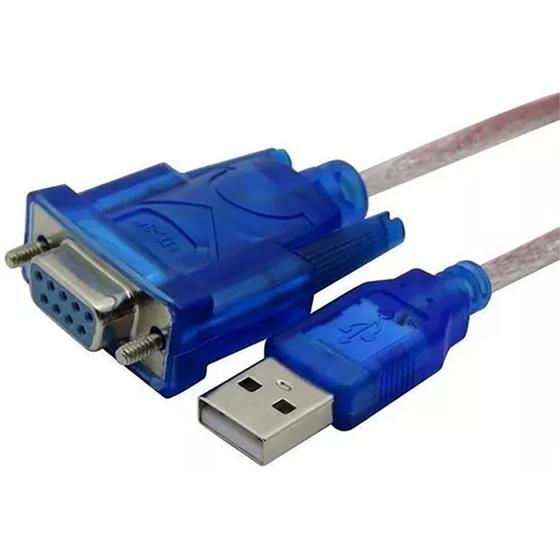 Imagem de Cabo 9 Pinos Serial Db9 Fêmea Para Atualização Via Usb