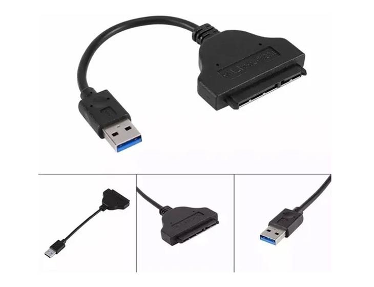 Imagem de Cabo Adaptador Clonar Usb 3.0 Hd E Ssd 2.5 Sata   cabohssd