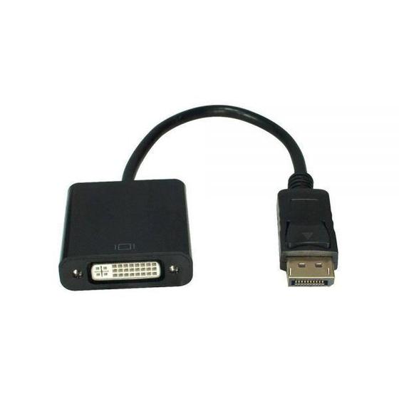 Imagem de Cabo Adaptador Conversor DisplayPort Macho x DVI-I Femea