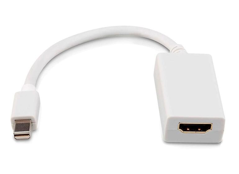 Imagem de Cabo Adaptador Conversor Mini DisplayPort para HDMI - 15cm Mini DisplayPort M X HDMI F