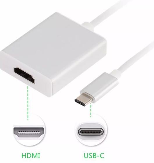 Imagem de Cabo Adaptador Conversor Tipo C X Hdmi