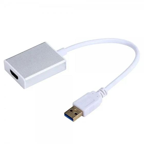 Imagem de Cabo Adaptador Conversor Usb Para Hdmi Usb 3.0