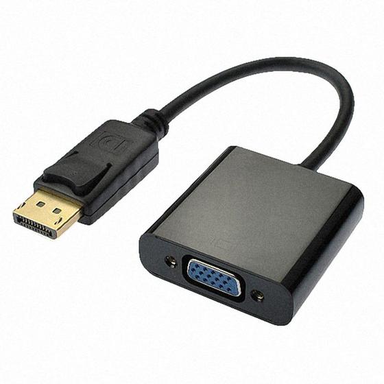 Cabo Adaptador Conversor Vídeo Displayport Para Vga Dell Hp Menor preço em Cabo Adaptador Conversor Vídeo Displayport Para Vga Dell Hp