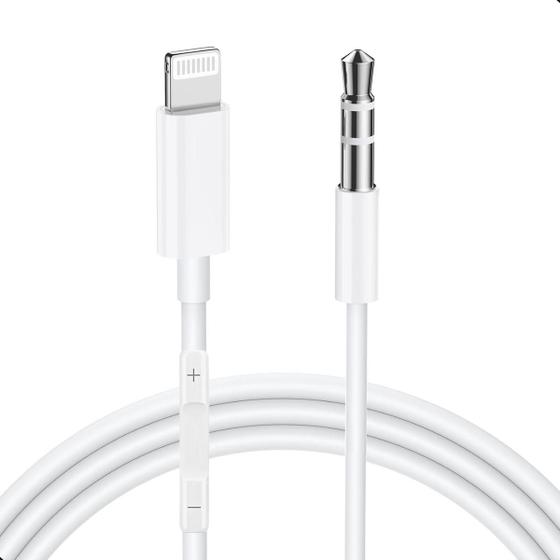 Imagem de Cabo Adaptador De Áudio P2 Auxiliar Lightning X 11 13 14