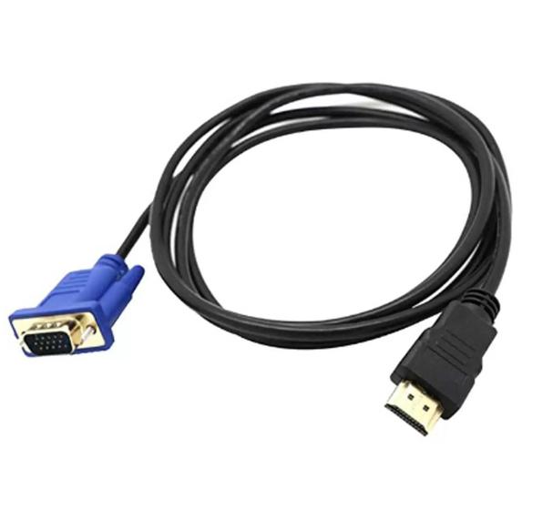 Cabo Adaptador De Vídeo Hdmi Para Vga D-Sub Para Hdtv Pc Computador Menor preço em Cabo Adaptador De Vídeo Hdmi Para Vga D-Sub Para Hdtv Pc Computador