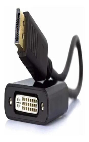 Imagem de Cabo Adaptador Displayport Macho Para Dvi Fêmea (24+5)