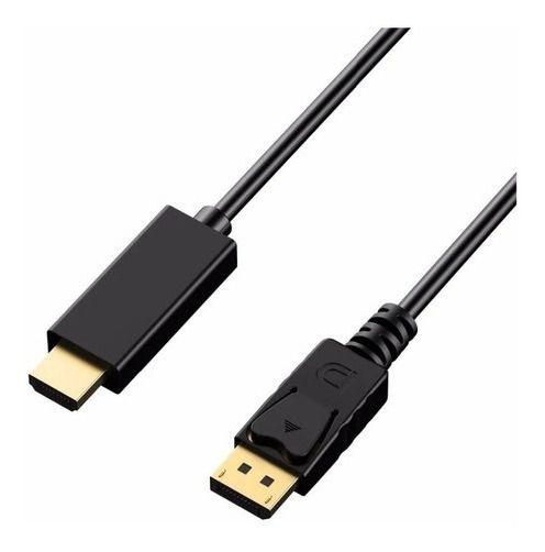 Imagem de Cabo Adaptador Displayport Para Hdmi 4k Dp Hdmi 1,8m Hdtv