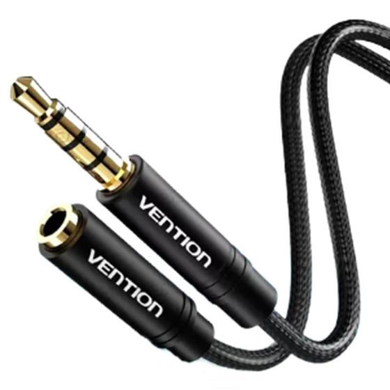 Imagem de Cabo Adaptador Extensão P3 4 Vias Note Fone De Aparelhos