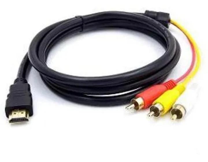 Imagem de Cabo Adaptador Hardline 3 RCA para HDMI 1,5 MTS