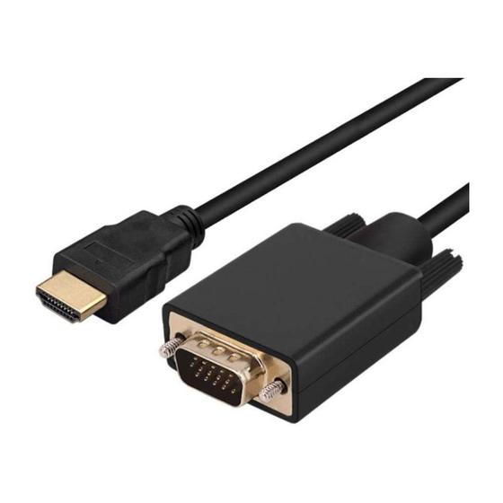 Cabo Adaptador HDMI x VGA Com Chip Conversor 1,80 Metros - SOLUCAO ...