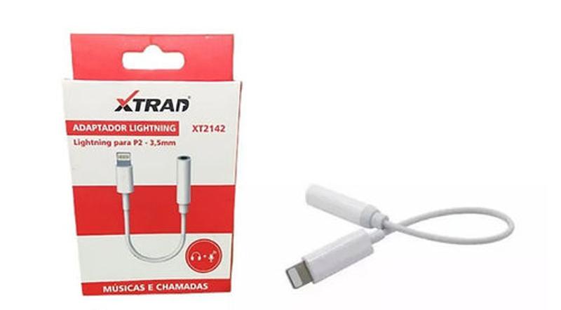 Imagem de Cabo adaptador lightning xt2142 iphone/p2 xtrad