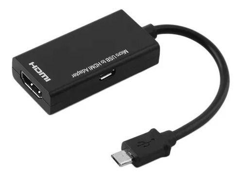 Imagem de Cabo Adaptador Micro Usb V8 Para Hdmi Mhl Espelhamento Tv