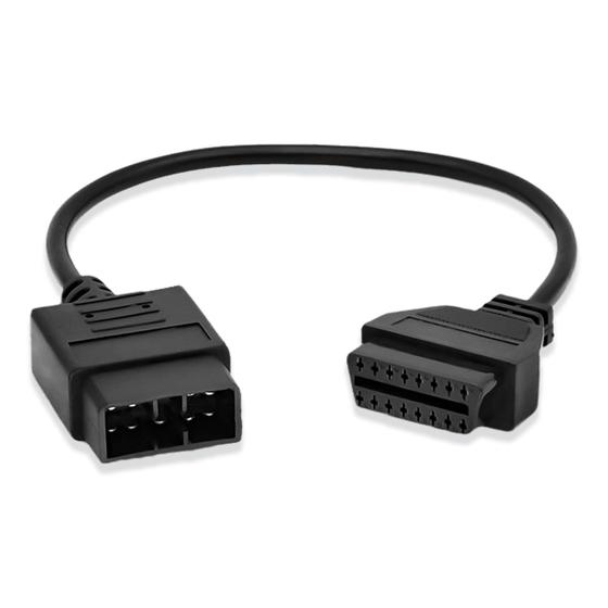 Imagem de Cabo adaptador OBD2 PARANNIC para veículos Subaru 9 pinos OBD2 16 pinos para OBD1 9 pinos