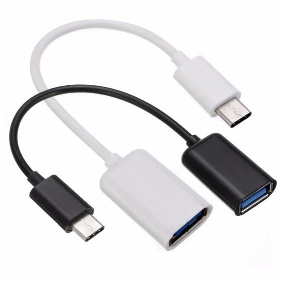 Cabo adaptador otg tip c Menor preço em Cabo adaptador otg tip c