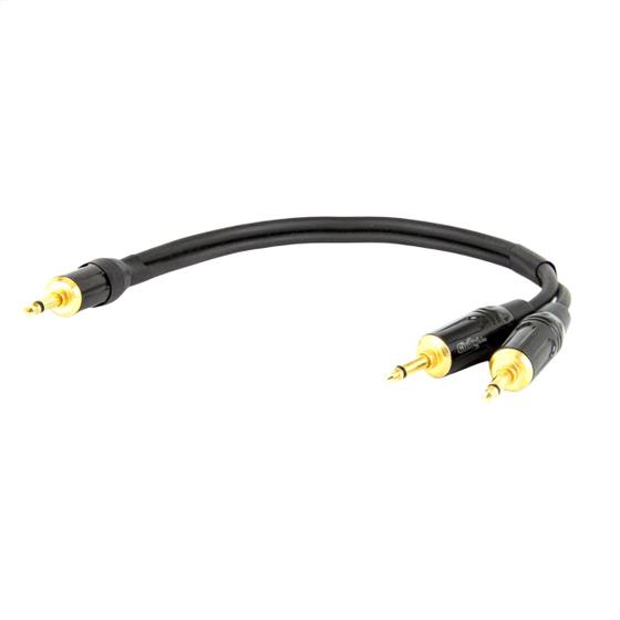 Imagem de Cabo Adaptador P2 Mono Para 2 P2 Mono - 3 Metros