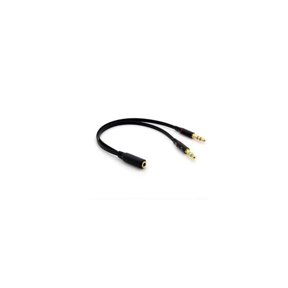 Imagem de Cabo adaptador para fones de ouvido com microfone de 3,5 mm