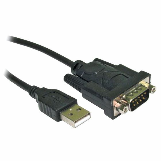 Imagem de Cabo Adaptador Serial Rs-232 Para Usb 80Cm