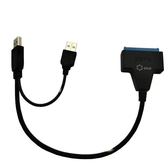 Imagem de Cabo Adaptador Usb 3.0 E 2.0 Para Hd/Sata 3.0 22 Pin Lt-608