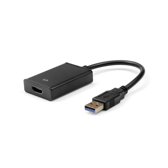 Imagem de Cabo Adaptador USB 3.0 Para HDMI ADP-USBHDMI10BK PlusCable