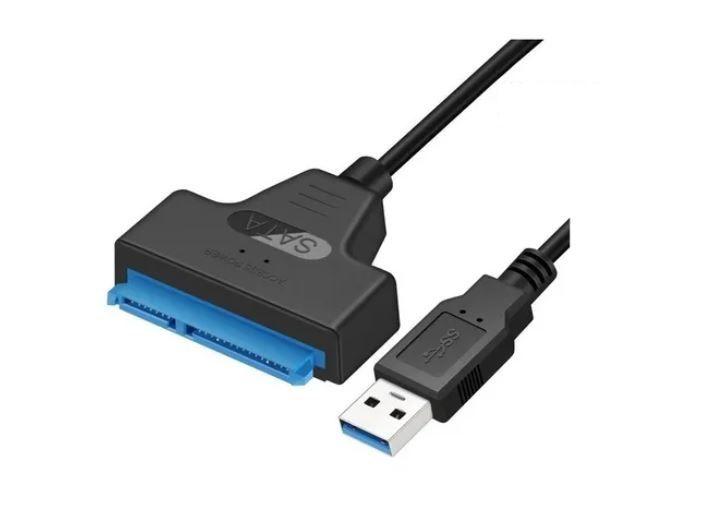 Imagem de Cabo Adaptador Usb 3.0 Para Sata Iii  Hd Externo 2.5 Ssd Hdd