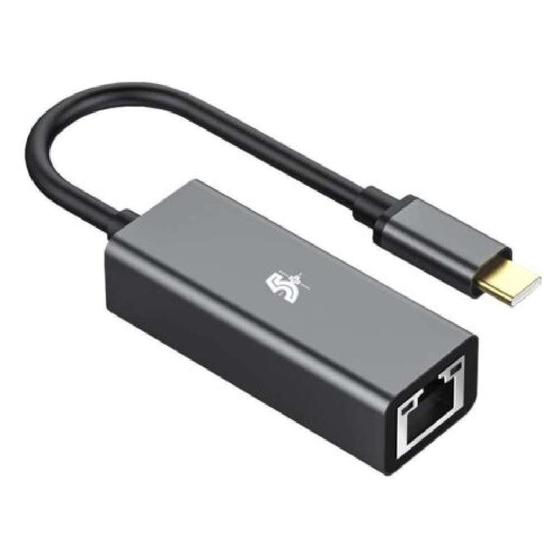 Imagem de Cabo Adaptador Usb C Para Lan Atc-06 5+