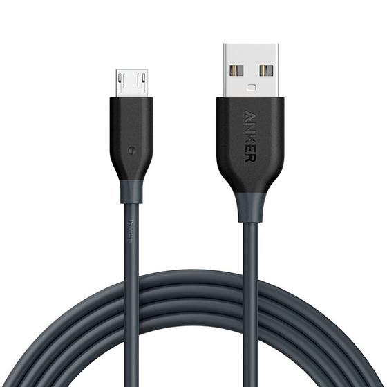 Imagem de Cabo Anker Powerline Micro USB 1,8 metros Cinza