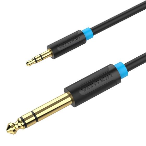 Imagem de Cabo Audio P10 6.5mm X P2 3.5mm 2m Vention Babbh