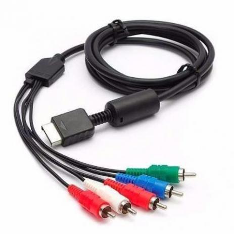 Cabo Áudio Vídeo Componente Compatível Ps2 Menor preço em Cabo Áudio Vídeo Componente Compatível Ps2