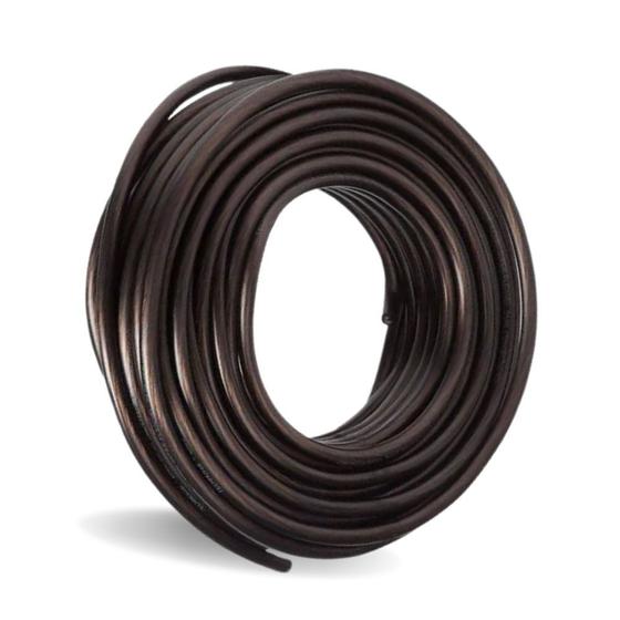 Imagem de Cabo Automotivo Visioncable Plastic Profissional Preto Cristal 21mm Rolo com 25 Metros