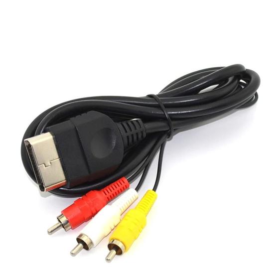 Imagem de Cabo AV RCA Compatível com Xbox Clássico / Cabo 3 Cores Xbox Clássico - NyoTechGames