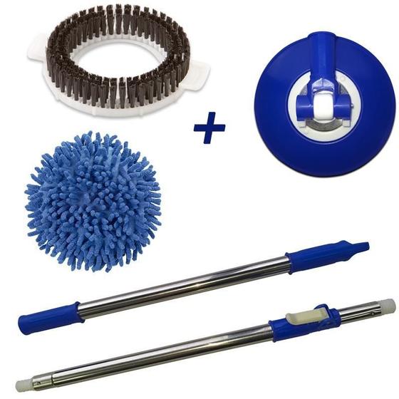 Imagem de Cabo Bompack Para Balde Mop 360 Com Refil Tira Pó E Escovão