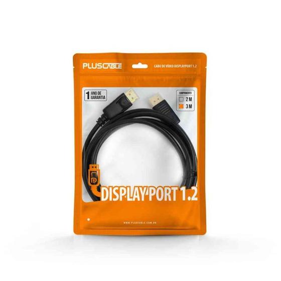 Imagem de Cabo C3tech DisplayPort V1.2 PlusCable 2 Metros  DP1220