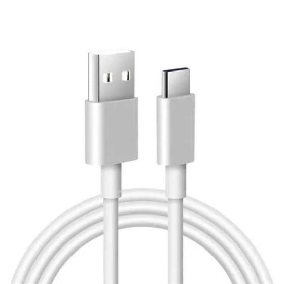 Cabo Carregador Celular Rápido USB Tipo-C 3.4A Turbo 25w 1m BRANCO Menor preço em Cabo Carregador Celular Rápido USB Tipo-C 3.4A Turbo 25w 1m BRANCO