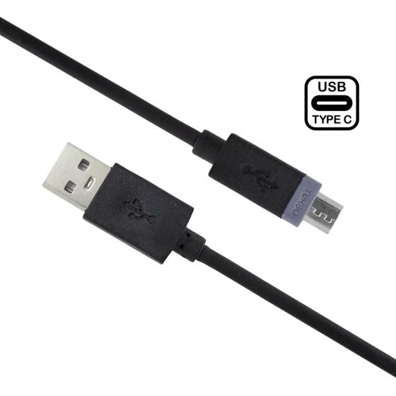 Imagem de Cabo Carregador Celular Rápido USB Tipo-C 3.4A Turbo 25w 1m