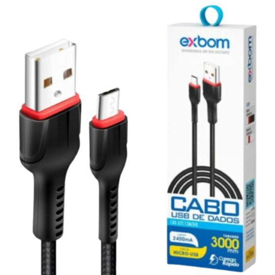 Imagem de Cabo Carregador compatível com Positivo Twist 5 - Micro Usb V8