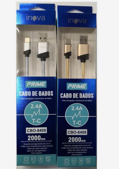 Imagem de Cabo Carregador De Dados Usb Typo-c  Inova 2 Metros