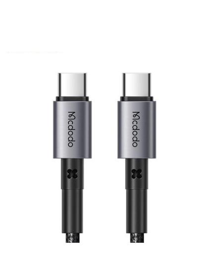 Imagem de Cabo carregador e dados 36W/3A Fast PD Tipo C/C 1,0M Preto